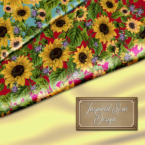 Sunflower Rapture Set 2 | 25 JPG Seamless Pattern Textures